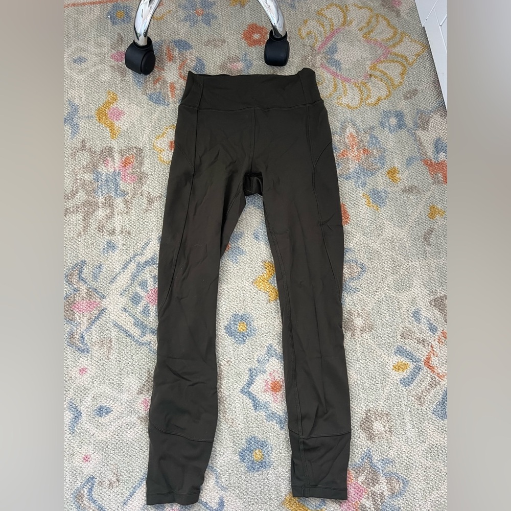 Lululemon Army Green Leggings